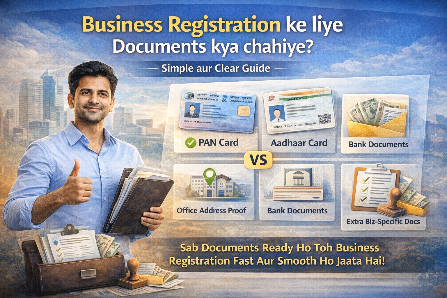 Business Registration ke liye Documents kya chahiye – Simple aur Clear Guide