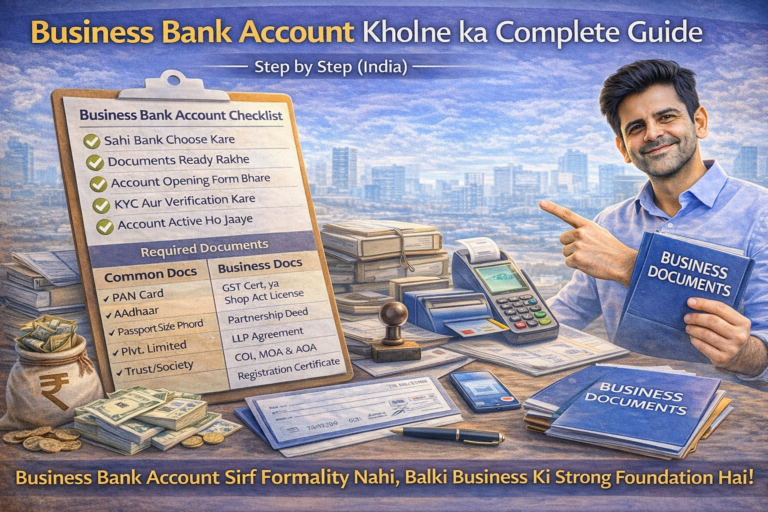 Business bank account setup guide