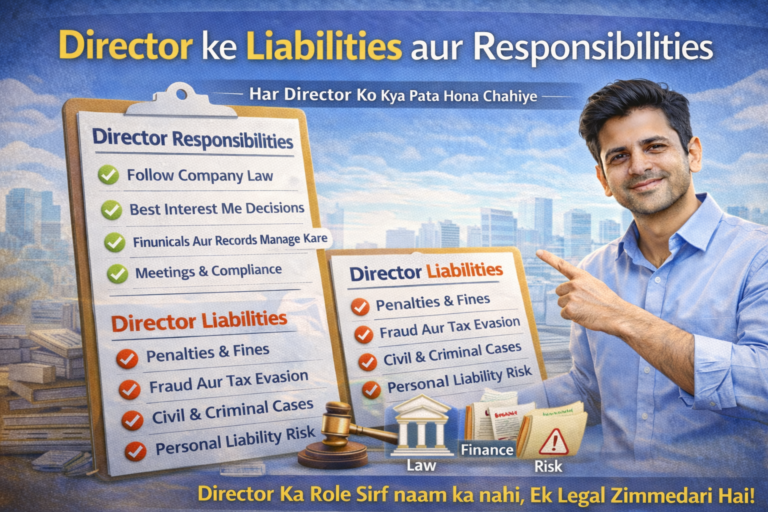 Company Director responsibilities and liabilities explained - Hindi me