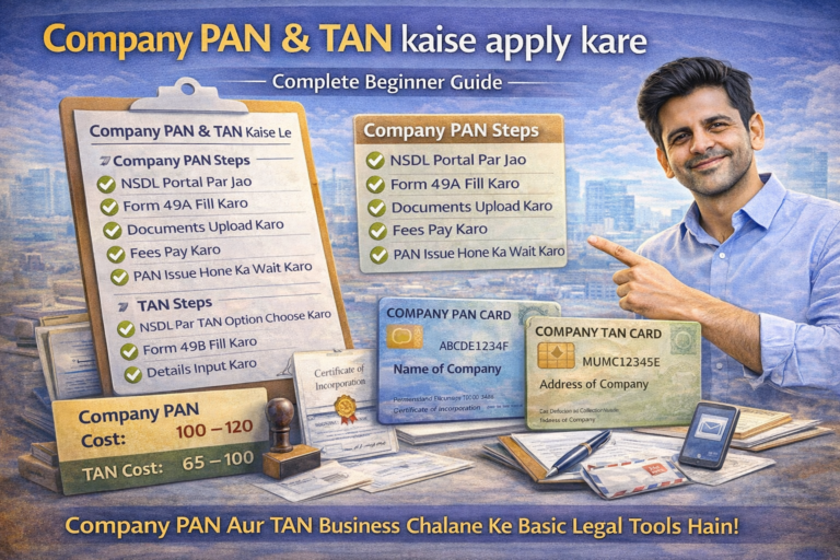 Company PAN and TAN guide