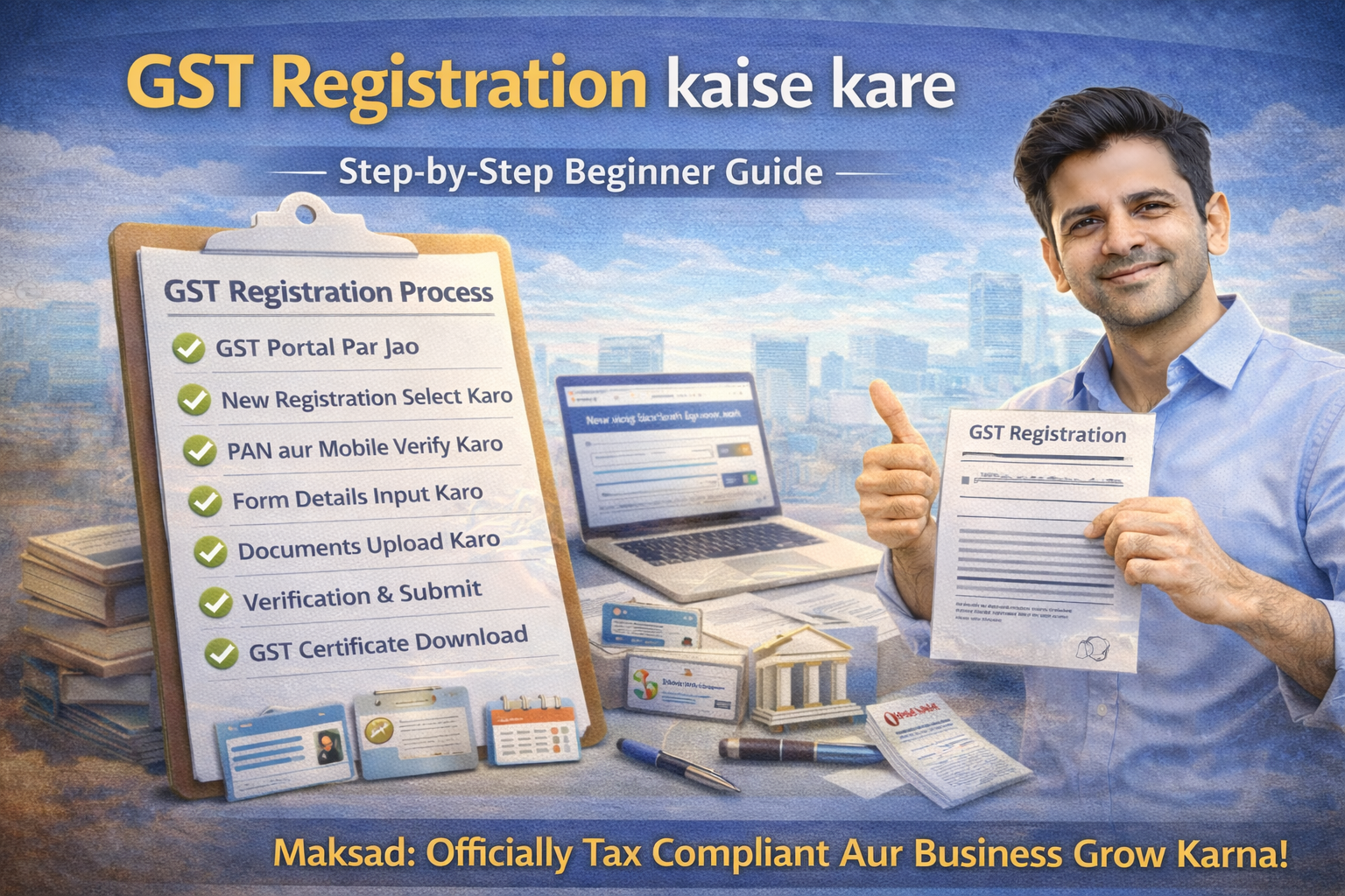 GST registration process for beginners