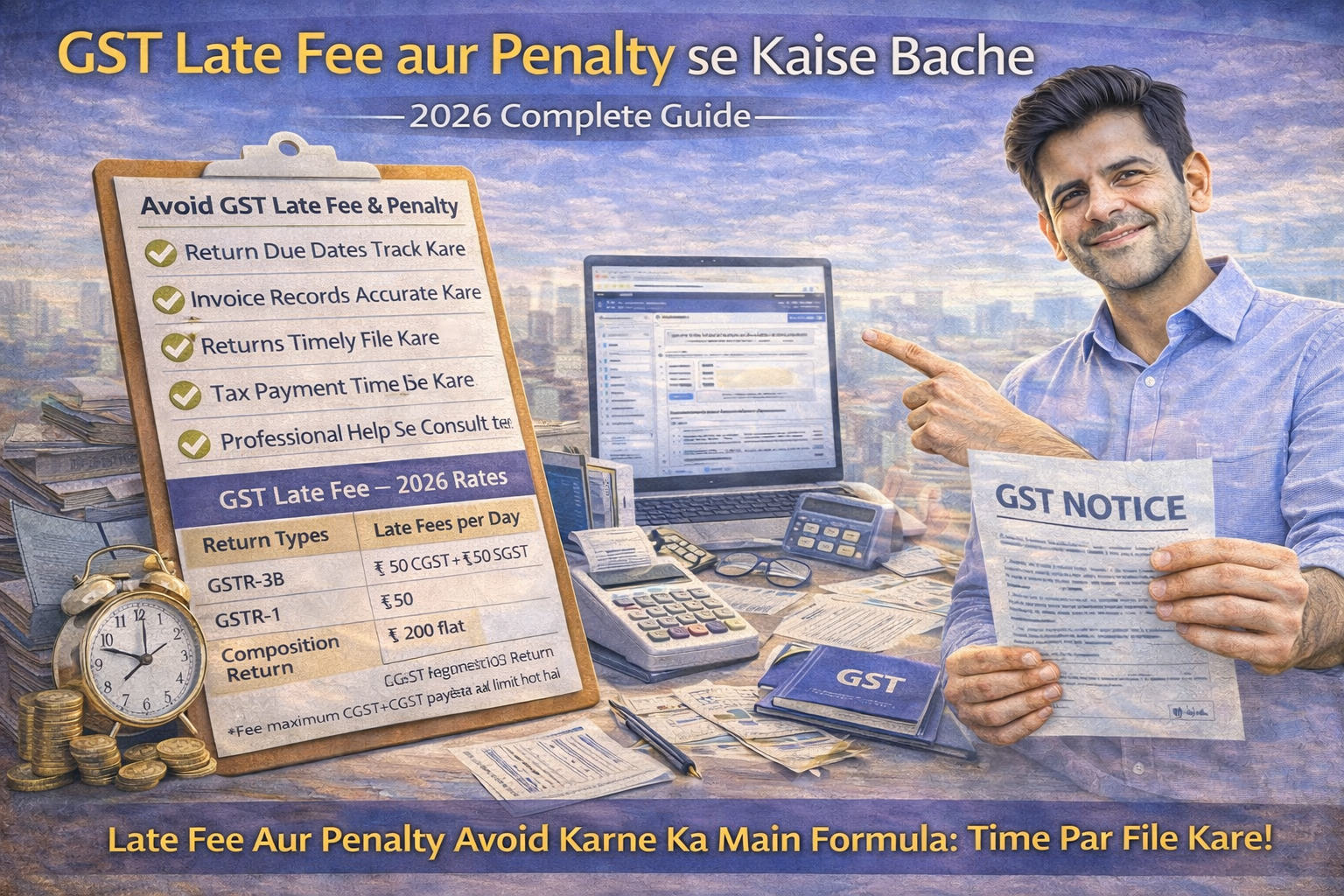 How to avoid GST late fees