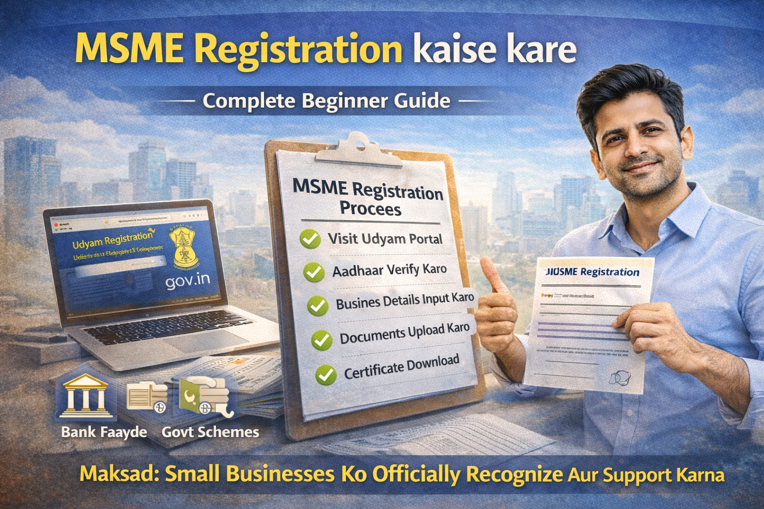 MSME Registration kaise kare – Complete Beginner Guide