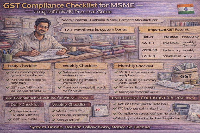 GST compliance guide for MSME owners