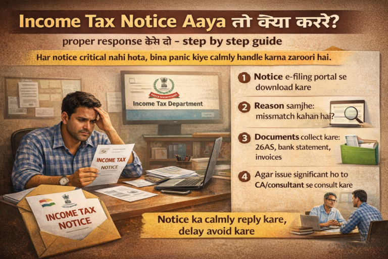 Income tax notice ka response guide